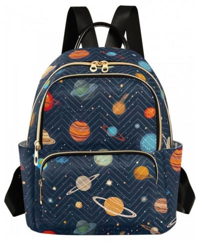 Space Planet Galaxy Backpack for Women Fashion Shoulder Bags Small Casual Daypack Travel Bag S 202a0390 S(10.23"x5.11"x12.59"...