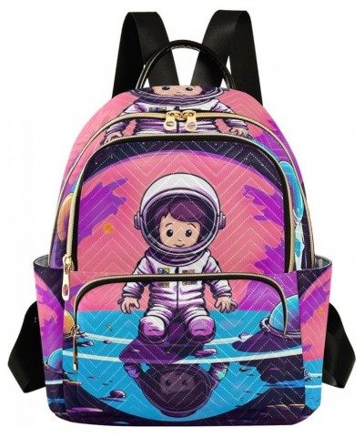 Astronaut On A Pink Planet Womens Backpack Fashion, Festival Backpack, Backpack Bags for Women, S Astronaut on a Pink Planet ...