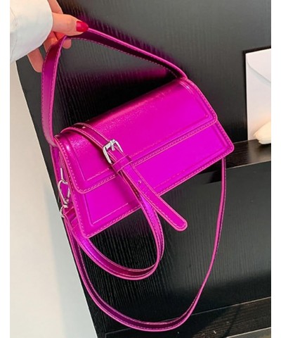 Hobo Bag for Women PU Leather Handbags Vegan Leather Crossbody Shoulder Bag Purse Small Glossy Totes Fashion Satchels Rose $1...