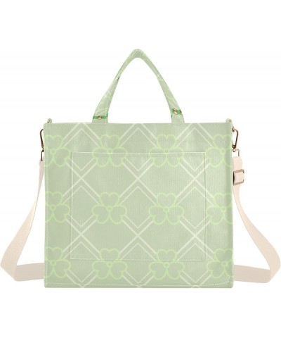 St Patricks Day Geometric Pattern Women's Tote Handbags Top Handle Satchel Shoulder Bag Crossbody Bag S $16.49 Totes