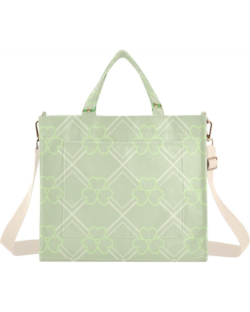 St Patricks Day Geometric Pattern Women's Tote Handbags Top Handle Satchel Shoulder Bag Crossbody Bag S $16.49 Totes