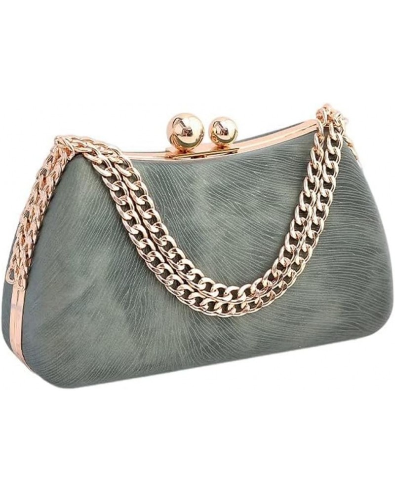 Women's Wedding Cocktail Evening Clutch Purse Shoulder Crossbody Bags with Chain Strap Party Prom Satchel Handbag Green $15.0...