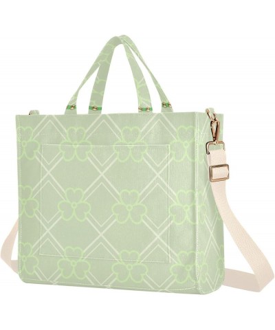 St Patricks Day Geometric Pattern Women's Tote Handbags Top Handle Satchel Shoulder Bag Crossbody Bag S $16.49 Totes