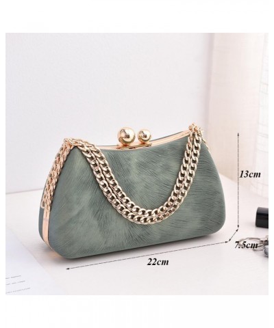 Women's Wedding Cocktail Evening Clutch Purse Shoulder Crossbody Bags with Chain Strap Party Prom Satchel Handbag Green $15.0...