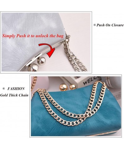 Women's Wedding Cocktail Evening Clutch Purse Shoulder Crossbody Bags with Chain Strap Party Prom Satchel Handbag Green $15.0...