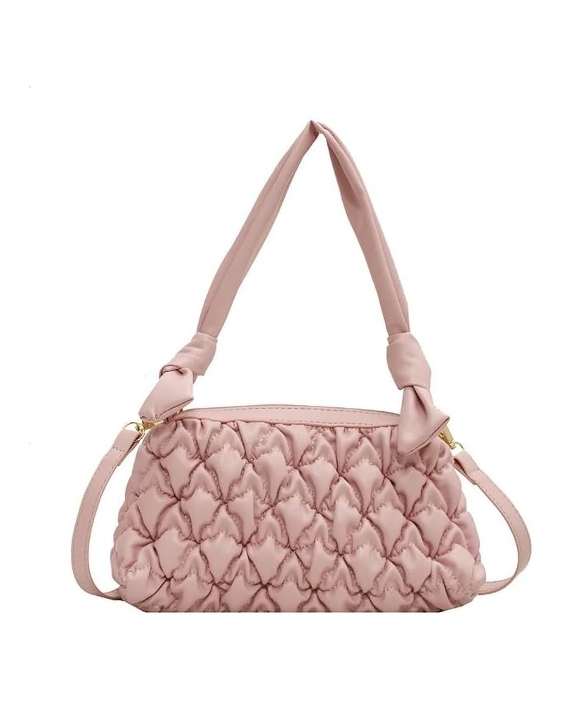 Women Shoulder Bags, Luxury Soft Leather Vintage Hobos Shoulder Purse Women Fashion Crossbody Bags (Color : PINK) $22.98 Shou...