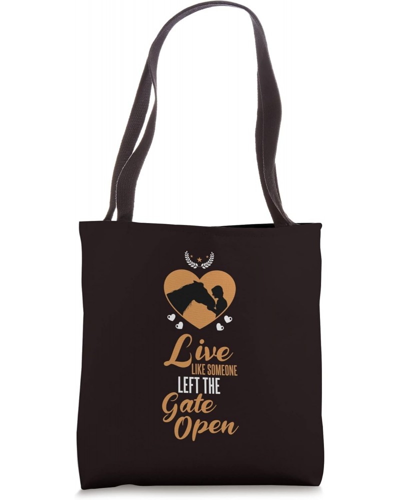 Horse Lover Girl Horseback Riding Lovers Owner Cute Funny Tote Bag $11.76 Totes