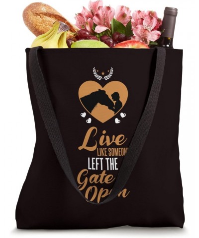 Horse Lover Girl Horseback Riding Lovers Owner Cute Funny Tote Bag $11.76 Totes