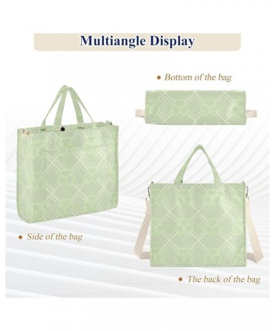 St Patricks Day Geometric Pattern Women's Tote Handbags Top Handle Satchel Shoulder Bag Crossbody Bag S $16.49 Totes