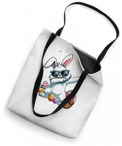 Dabbing Bunny Rabbit Happy Easter Tote Bag $12.90 Totes