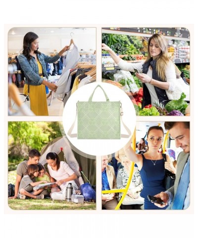 St Patricks Day Geometric Pattern Women's Tote Handbags Top Handle Satchel Shoulder Bag Crossbody Bag S $16.49 Totes