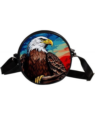 Crossbody Bags for Women,Crossbody Bag Men,Small Sling Bag,American Flag White Headed Eagle,Crossbody Purse $12.36 Crossbody ...