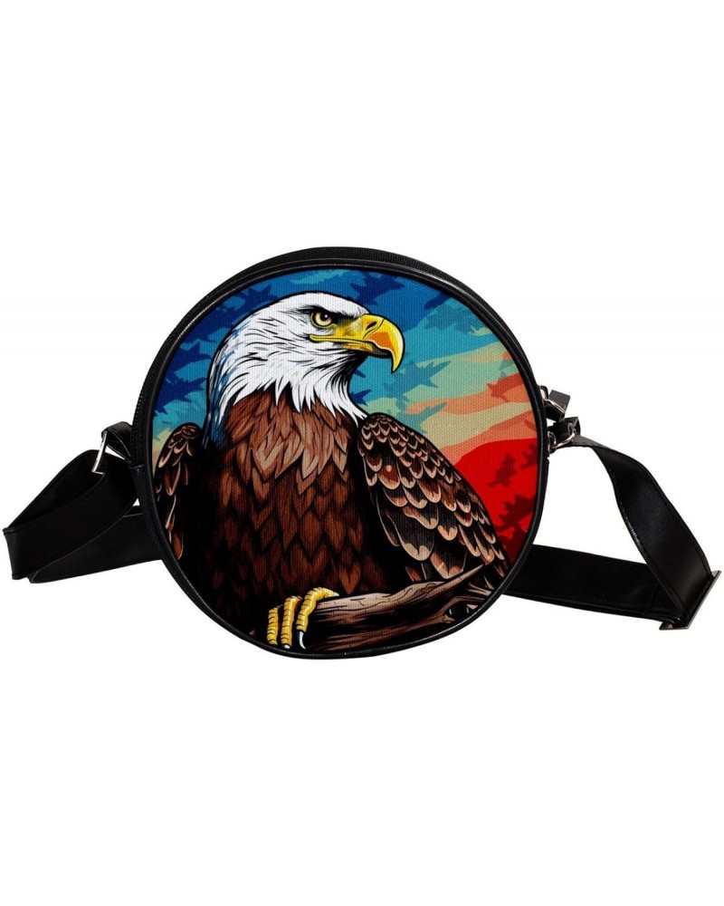 Crossbody Bags for Women,Crossbody Bag Men,Small Sling Bag,American Flag White Headed Eagle,Crossbody Purse $12.36 Crossbody ...