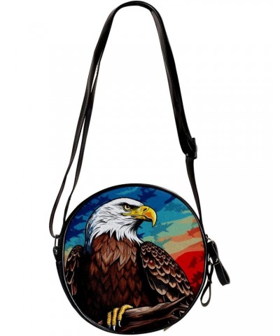 Crossbody Bags for Women,Crossbody Bag Men,Small Sling Bag,American Flag White Headed Eagle,Crossbody Purse $12.36 Crossbody ...