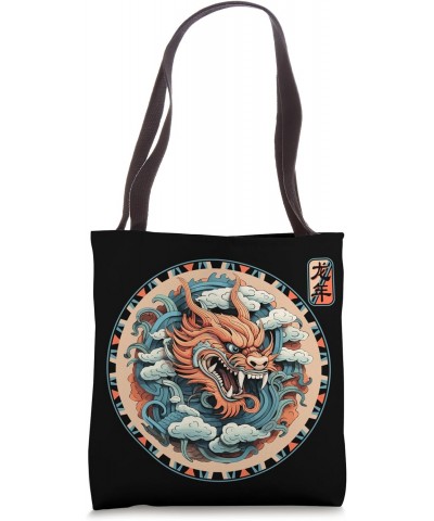 Year Of The Dragon 2024 Vintage Chinese Art Women, Men, Tote Bag $15.33 Totes