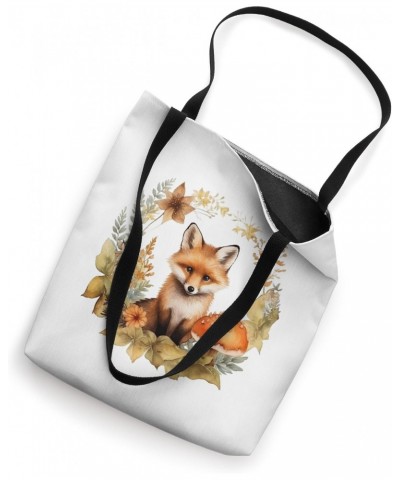 Cottagecore Vintage Fox, Flowers and Mushrooms Botanical Tote Bag $9.22 Totes