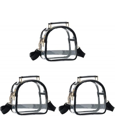 2pcs Clear Crossbody Bag clear fanny pack clear bag clear crossbody bag Shoulder Bag Stadium Blackx3pcs $14.85 Shoulder Bags