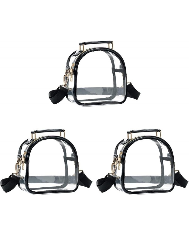 2pcs Clear Crossbody Bag clear fanny pack clear bag clear crossbody bag Shoulder Bag Stadium Blackx3pcs $14.85 Shoulder Bags