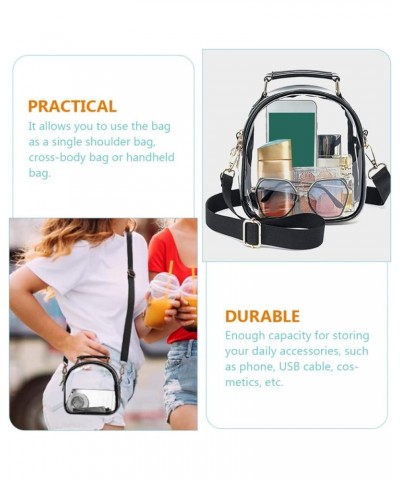 2pcs Clear Crossbody Bag clear fanny pack clear bag clear crossbody bag Shoulder Bag Stadium Blackx3pcs $14.85 Shoulder Bags