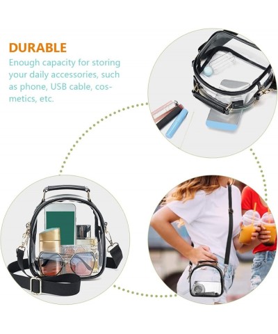 2pcs Clear Crossbody Bag clear fanny pack clear bag clear crossbody bag Shoulder Bag Stadium Blackx3pcs $14.85 Shoulder Bags