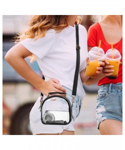 2pcs Clear Crossbody Bag clear fanny pack clear bag clear crossbody bag Shoulder Bag Stadium Blackx3pcs $14.85 Shoulder Bags