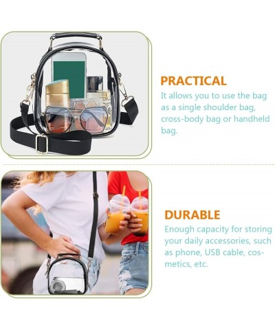 2pcs Clear Crossbody Bag clear fanny pack clear bag clear crossbody bag Shoulder Bag Stadium Blackx3pcs $14.85 Shoulder Bags