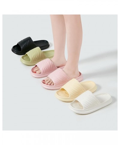 Slipper Booties Women Hard Sole Room Home Non Slip Breathable Massage Soft Sole Quick Ladies Slippers for Women Open Toe Blac...