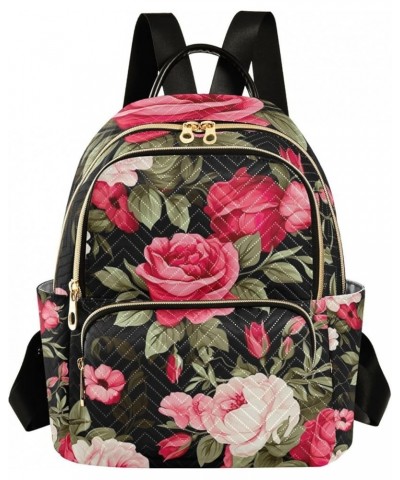 Colorful Flower of Orange and Yellow Roses Lightweight Small Backpack for Women, Women Stylish Backpack, Women's Travel Backp...