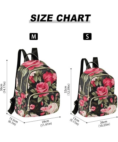 Colorful Flower of Orange and Yellow Roses Lightweight Small Backpack for Women, Women Stylish Backpack, Women's Travel Backp...