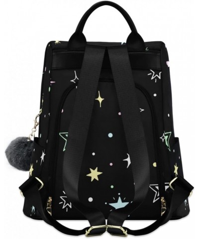 Backpack Purse for Women Fashion Travel Anti-theft Night Starry Sky Colorful Daypack Casual Shoulder Bag Medium Size $23.08 B...