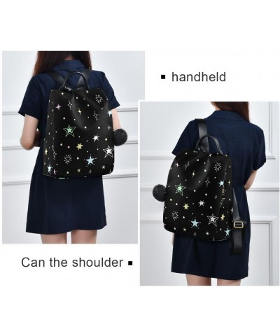 Backpack Purse for Women Fashion Travel Anti-theft Night Starry Sky Colorful Daypack Casual Shoulder Bag Medium Size $23.08 B...