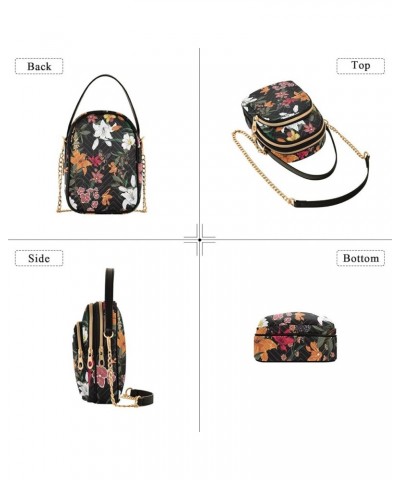 Pineapple Pattern Shoulder Bags for Women Quilted Purse Blooming Flower $15.71 Shoulder Bags