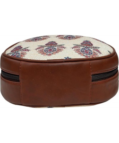 Round Sling Bag | Women Handbag | Ladies Handpurse Ajrakh Block $35.70 Handbags