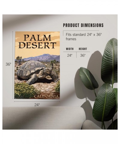 24x36 Inch Giclee Print, Palm Desert, California, Tortoise $24.50 Totes