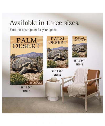 24x36 Inch Giclee Print, Palm Desert, California, Tortoise $24.50 Totes