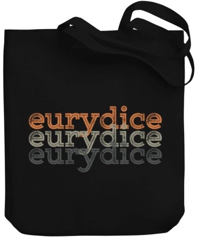 Eurydice repeat retro Canvas Tote Bag 10.5" x 16" x 4 $16.80 Totes