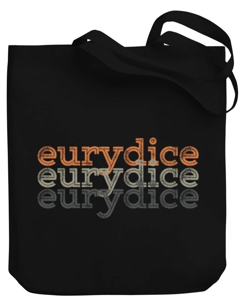 Eurydice repeat retro Canvas Tote Bag 10.5" x 16" x 4 $16.80 Totes