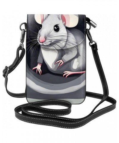 women Small Cell Phone Purse Mouse in the Hole picture Soft, durable and waterproof PU leather Convenient for daily use and t...