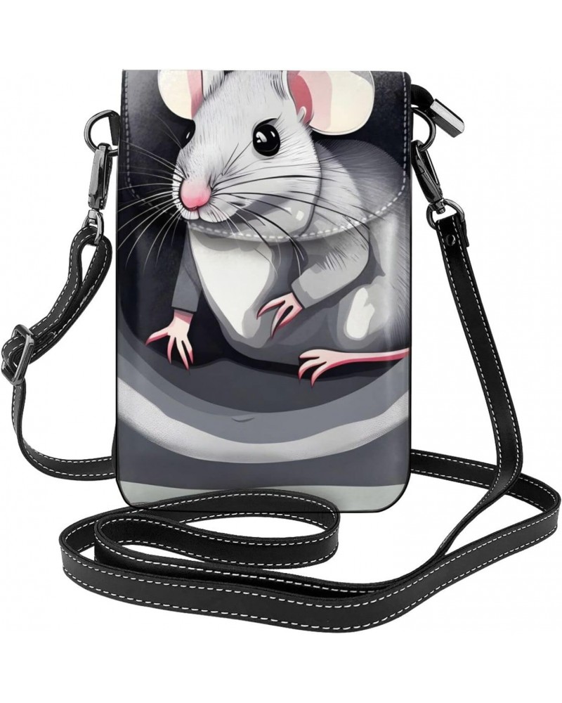 women Small Cell Phone Purse Mouse in the Hole picture Soft, durable and waterproof PU leather Convenient for daily use and t...