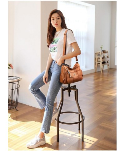 Women Shoulder HandBags Crossbody Bags For Female Leather Designer Purses Handbag Women's Messenger Bag 8605 Yellow $17.66 Sh...