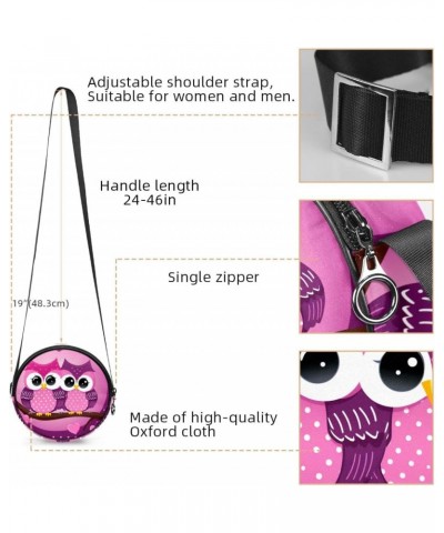 Crossbody Bags for Women,Crossbody Bag Men,Small Sling Bag,Animal Owls Couple Love Heart,Crossbody Purse $12.34 Crossbody Bags