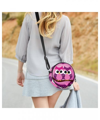 Crossbody Bags for Women,Crossbody Bag Men,Small Sling Bag,Animal Owls Couple Love Heart,Crossbody Purse $12.34 Crossbody Bags