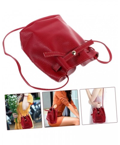 4pcs Bucket Bag Ladies Shoulder Bags Crossbody Sling Bag Ladies Tote Handbags Women Cross Body Handbags Outdoor Hobo Bags Sum...