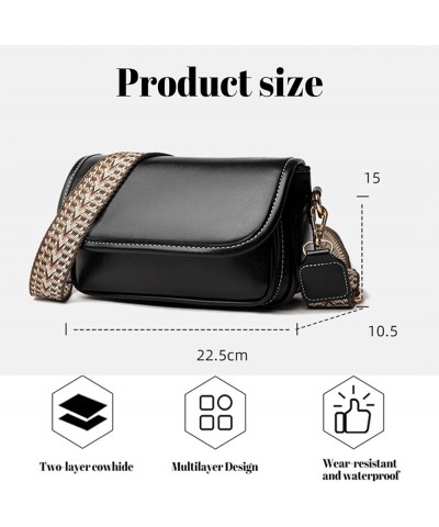 Shoulder Bags for Women Small Crossbody Bag Purses Satchel Bags Hobo Soft Leather Clutch Handbag with Card Holder Black $15.8...