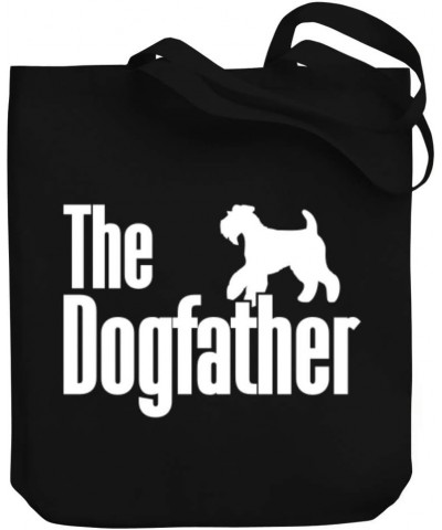 The dogfather Welsh Terrier Canvas Tote Bag 10.5" x 16" x 4 $16.40 Totes