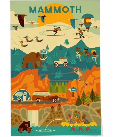 24x36 Inch Giclee Print, Mammoth, Geometric $22.00 Totes