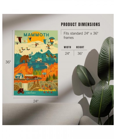 24x36 Inch Giclee Print, Mammoth, Geometric $22.00 Totes