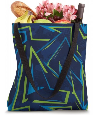 Abstract Pattern Colorful Geometric Triangle Stylish Pattern Tote Bag $12.50 Totes