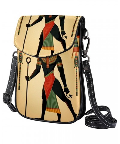 Crossbody Bags for Women,Crossbody Bag Men,Small Sling Bag,Ancient Egyptian Ethnic Soldier,Crossbody Purse $13.95 Crossbody Bags