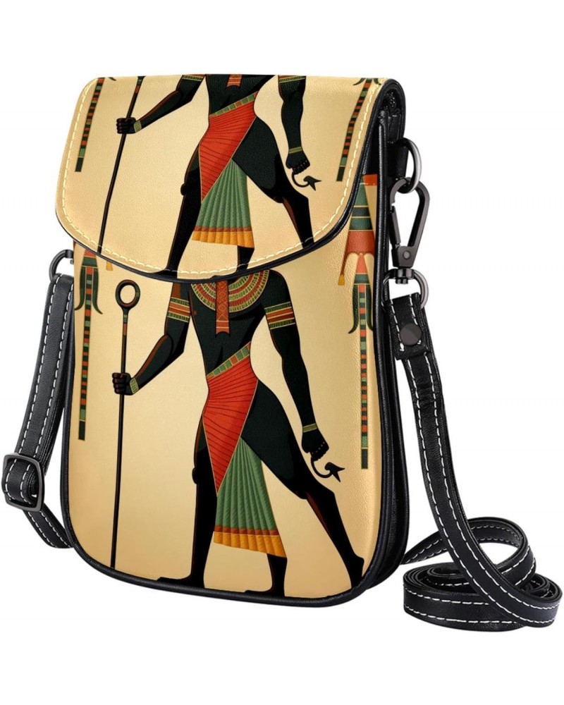 Crossbody Bags for Women,Crossbody Bag Men,Small Sling Bag,Ancient Egyptian Ethnic Soldier,Crossbody Purse $13.95 Crossbody Bags